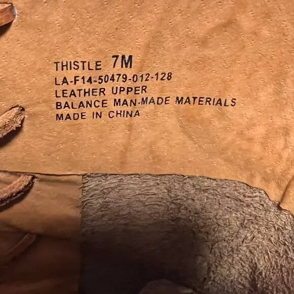 Latigo Women's Thistle Leather Boots Lace Up Harness Buckle Brown Size 7M - Picture 16 of 16